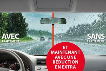 Carglass® Protect: Traitement anti-pluie
