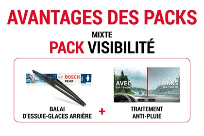 Perfect View Rear: Essuie-glace arrière + Carglass® Protect